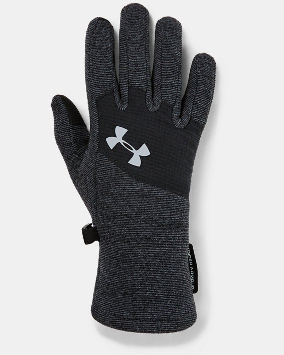 Kids' ColdGear® Infrared Fleece Gloves, Black, pdpMainDesktop image number 0